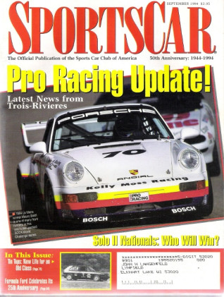 SPORTS CAR 1994 SEPT - PRO RACING UPD, TROIS-RIVIERES, MAURO BALDI,FORMULA FORD